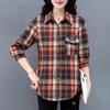 Helly Kongddang Lined Fur Check Shirt Jacket 2 Types