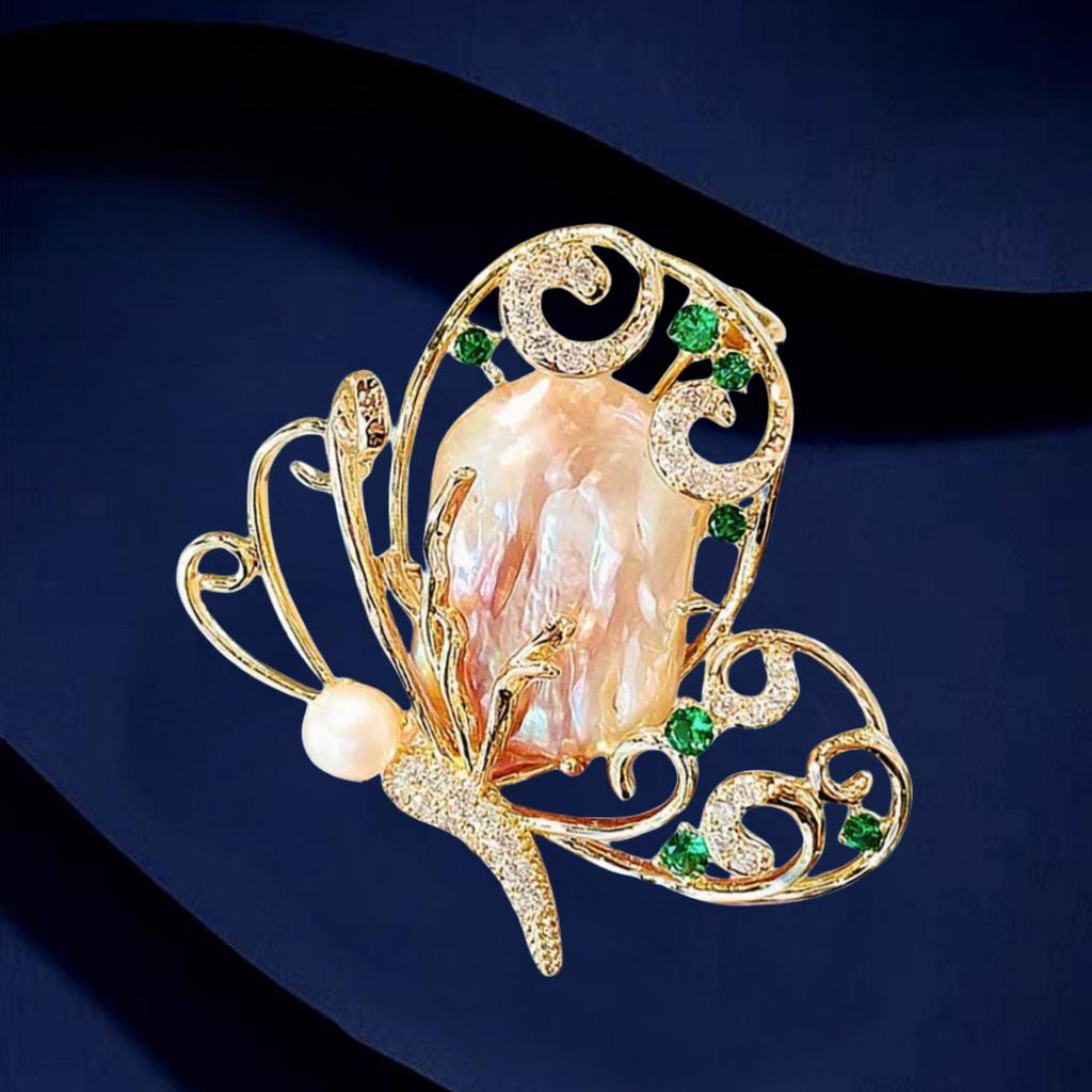 Motýlí brož Špičková dámská Vynikající Všestranná Barokní Špičkový smysl Pin Doplňky Oblek Korsáž Módní Sváteční dárek