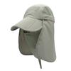 Connectyle Boys Girls Kids Sun Protection Hat Lightweight Breathable Adjustable Mesh Flap Cap Quick Dry Detachable Mask Caps