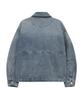 Standarderror 87-Stan118 [Classic] Florence Vintage Washed Minimal Denim Jacket Light Indigo