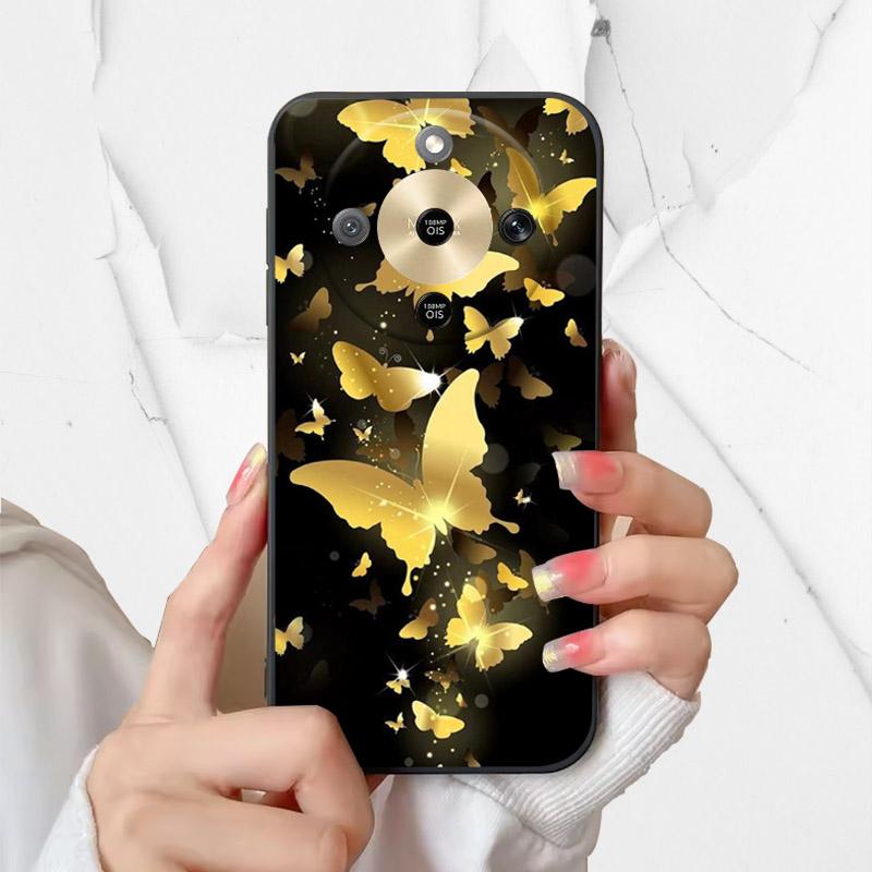 For Honor X9d Case Soft TPU Phone Case For Honor Magic8 Lite Matte Back Cover For Honor X70 Shockproof Silicone Bumper Funda