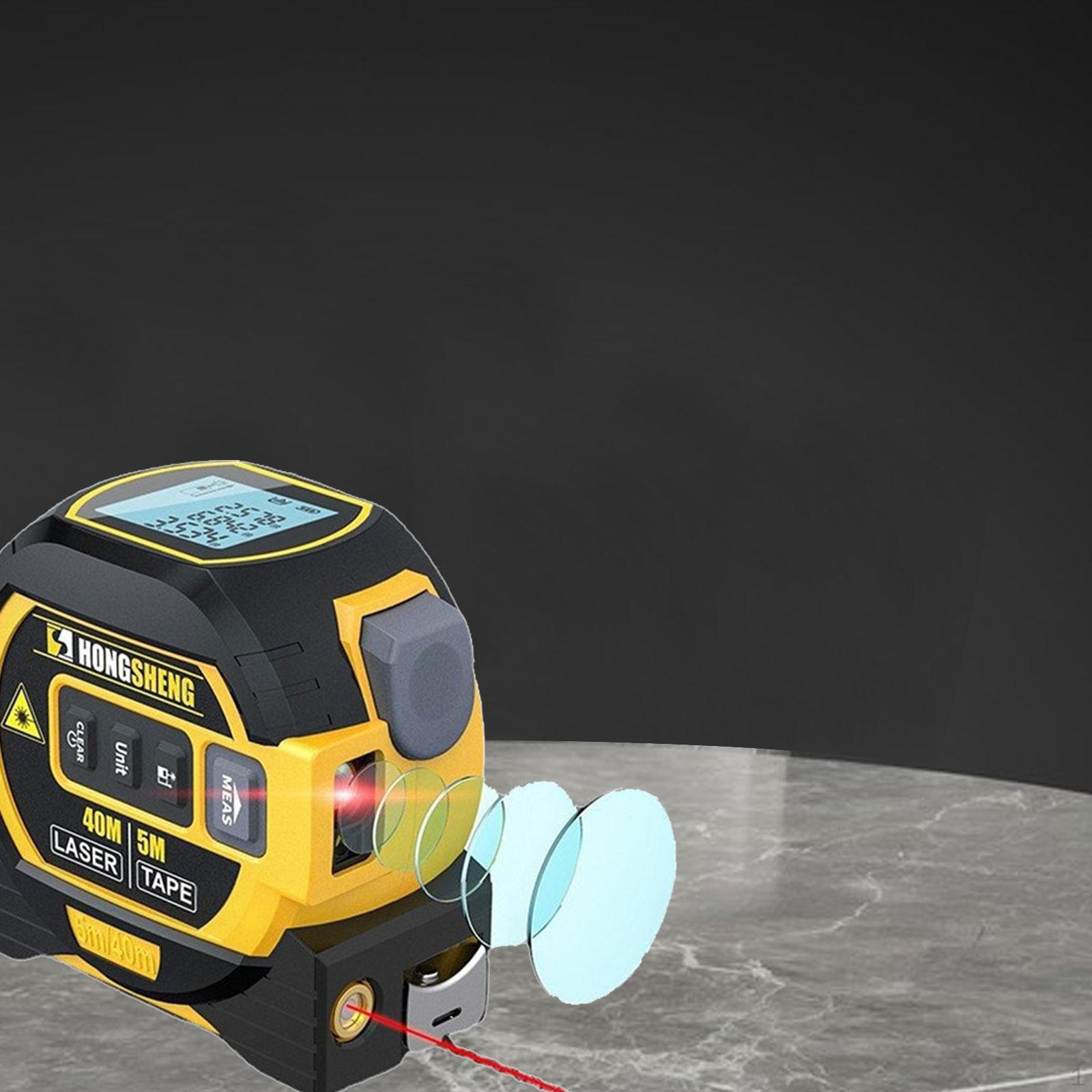 

Digital Rangefinder Multi Use Measuring Tool for Area Distance Measurement 4000cm Yellow 4000cm Yellow