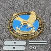 Car 3D Metal Fraternal Order of Philippine Eagles Logo Styling Decals Sticker Emblem Badge Animal Hawk Decoration Body Stickers