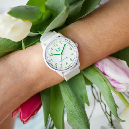 Authorized Ice-Watch Solar-Powered Women's Unisex Watch 018739 Solar-Powered ICE Solar Power Nature Numbers Small