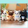 Charming Small Kitty Plush Keychain Super Soft Stuffed Animal Bag Decoration
