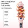 Heating Curling Comb with Infrared Care PTC Thermal Round Brush Styling Iron for Volumizing Anti-Scald Professional Hot Brush