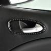 Real Soft Carbon Fiber Sticker For Seat Leon Altea 2005 2006 2007 2008 2009 2010 2011 2012 LHD RHD Car Door Handle Switch Trim.