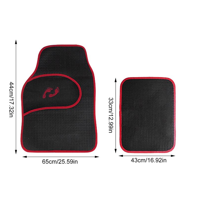 Floor Mats For Cars 4pcs All-Weather Car Mat Car Floor Protection Heavy Duty Auto Interior Accessories