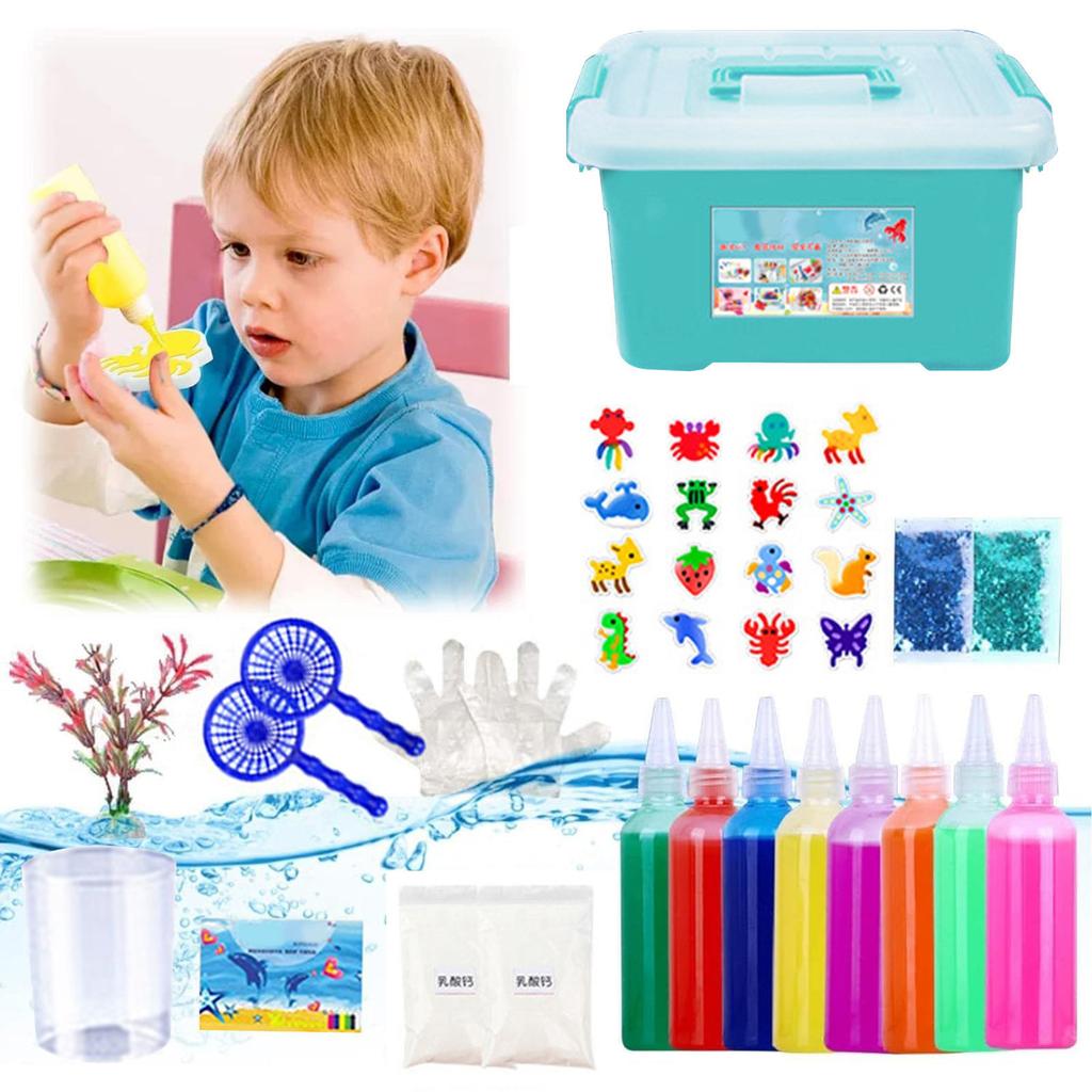 Children's Ocean DIY Colloid Toys Children's Solution Toys Diy Set Children's Ocean Enlightenment Toys Children's Educational Toys 60ml
