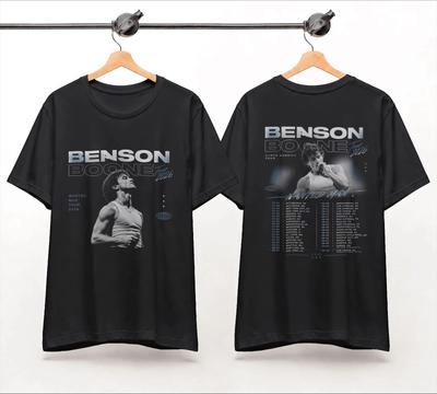 Benson Boone Tour 2026 Shirt Vintage Y2K Konzert T-Shirt Nachdruck T-Shirt