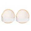 1 Pair Castor Oil Pack Knee Wrap Machine Washable Reusable Castor Oil Patch with Adjustable Elastic Strap for Liver Detox