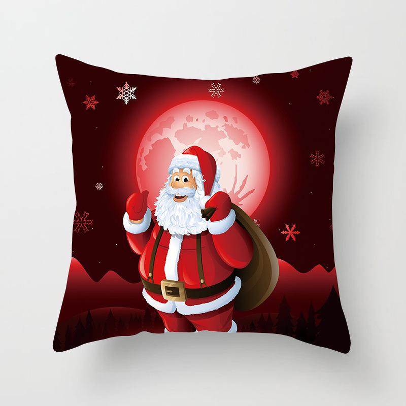 Festliche Weihnachtskissen Nordische Weihnachtsbäume Druck Kissenbezug Nachttisch Zuhause Rückenabdeckung