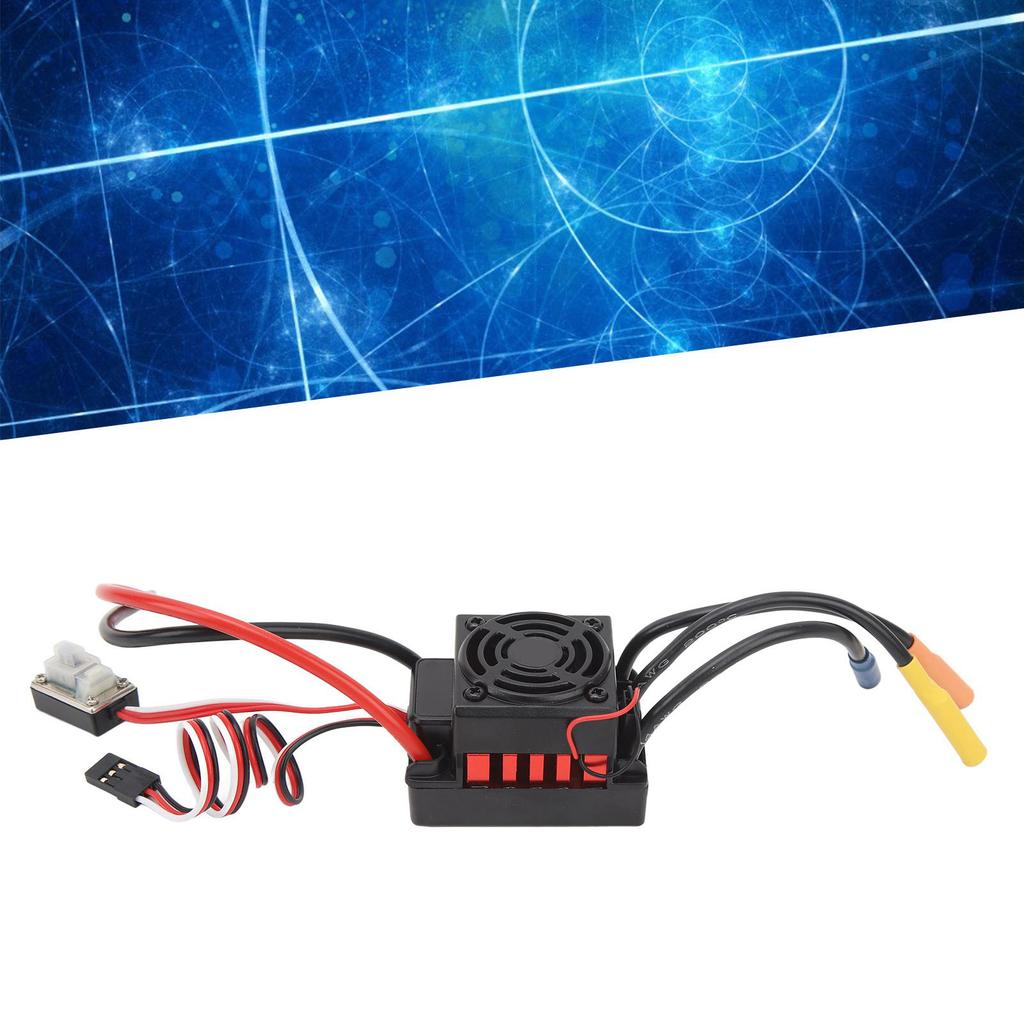 Electronic Speed Controller Waterproof 60A RC Motor Speed Controller ESC for 1/10 RV Electric Truck