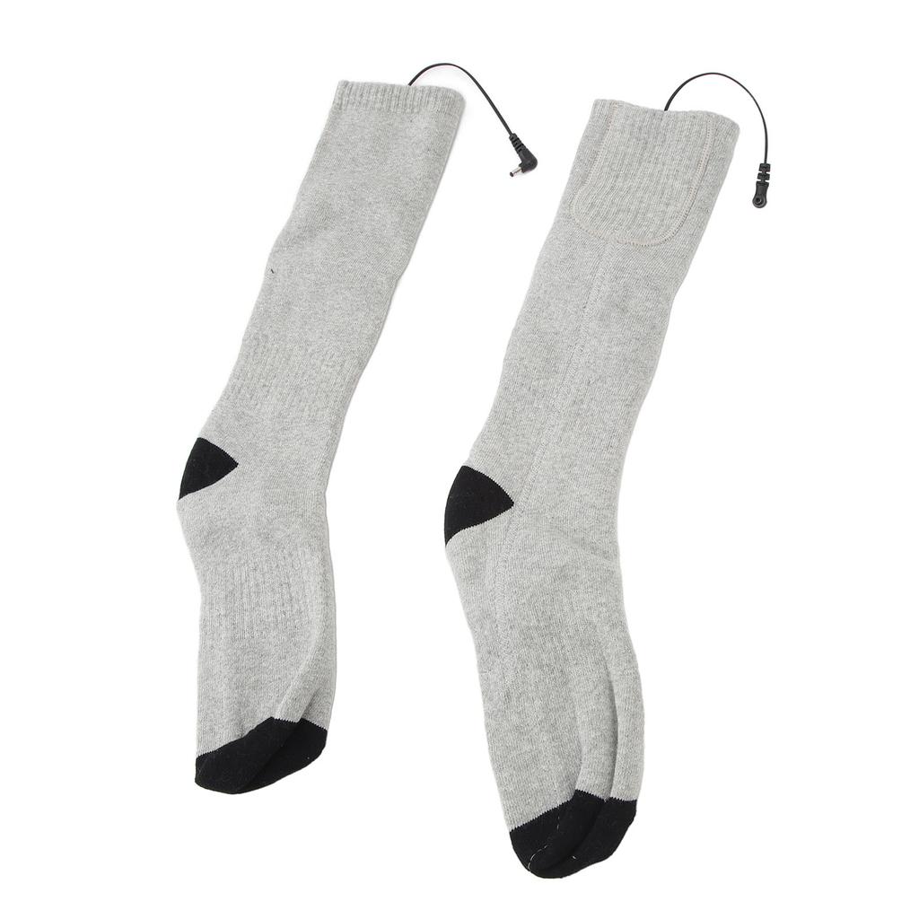 Electric Hting Socks Winter Thicken Cotton Cold   Warm USB Plug in Electric Socks for Men Women