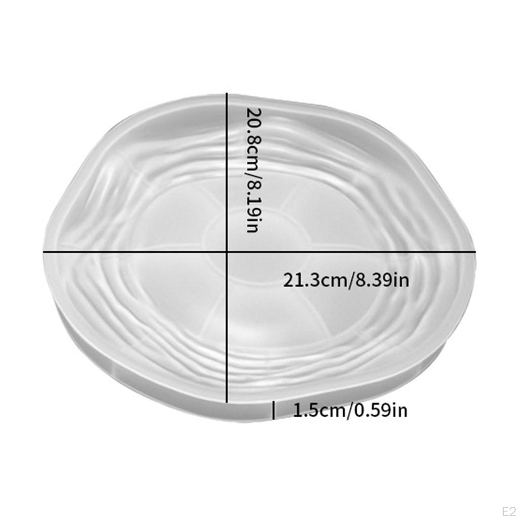 Elegant Silicone Resin Tray for Home Decor and Jewelry Storage