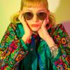 TIMID FREAK Bonnie Gold GR Metal Sunglasses