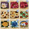 Nicediy Embroidery Latch Hook Rug Canvas Kits Carpet Latch Hook Kits DIY Knitted Fomiaran for Needlework Cross Stitch Crocheting