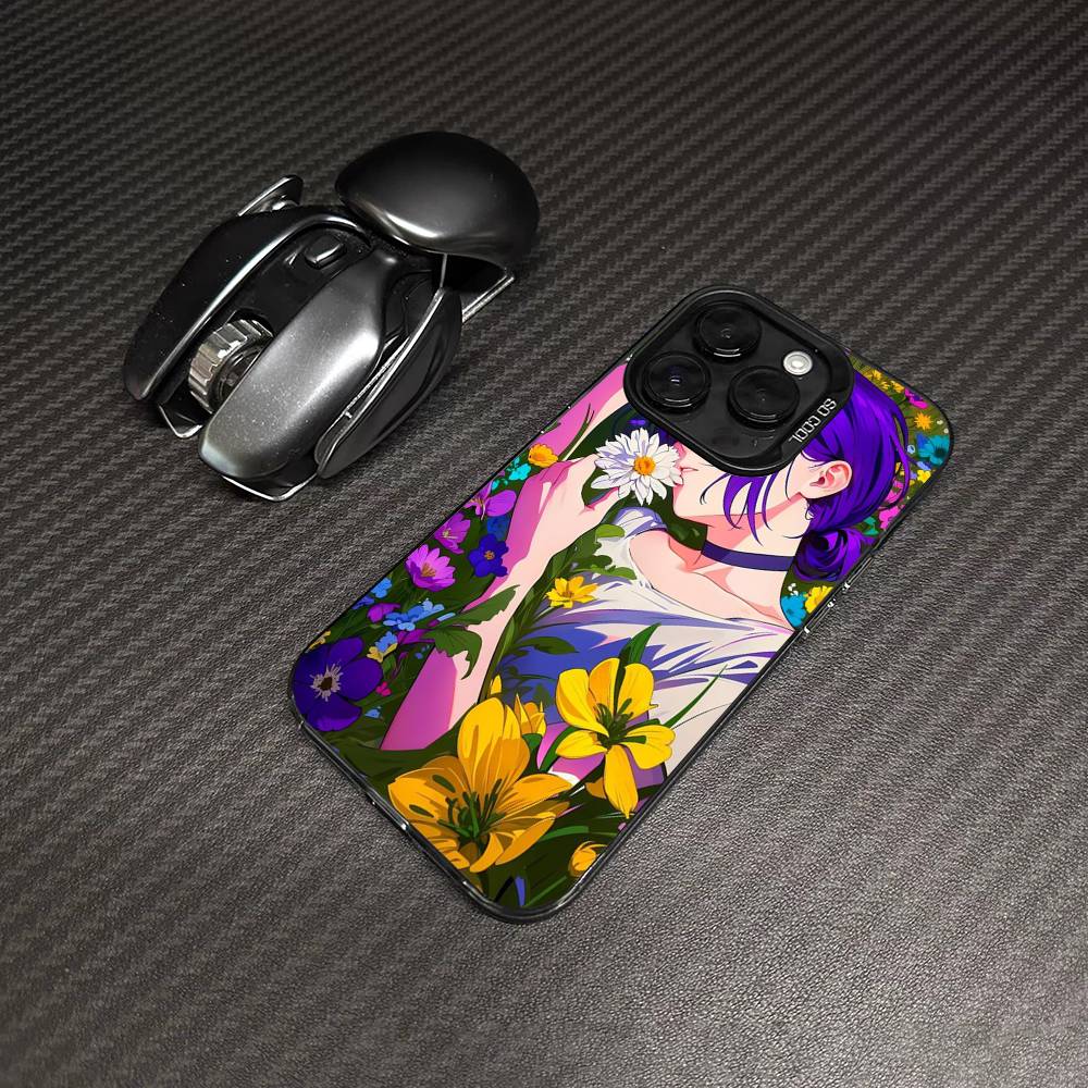 Chainsaw Man The Movie Reze Arc Phone Case Color Silver Shell For lPhone 17 16 16e 15 14 13 12 11 Pro Max Plus