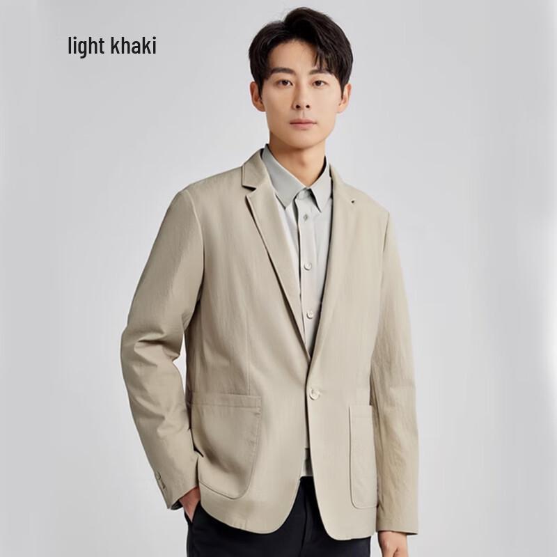 

Fengxun Men s Business Casual Notched Lapel Blazer FXQS2656 L