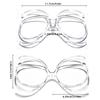 Prescription Ski Goggles Rx Insert Optical Adaptor Flexible Bendable Universal Size Inner Frame for Snowboard Motorcycle Goggle