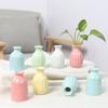 1PC Mini Modern Flower Vase Home Flower Arrangement Living Room Origami Ceramic Plastic Nordic Style Home Decor Ornament