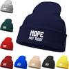“NOPE Not Today” Print Winter Hats Unisex Warm Hat Beanie Skullcap Autumn Slouchy Knitted Cap Beanie Ideal Choice For Cycling