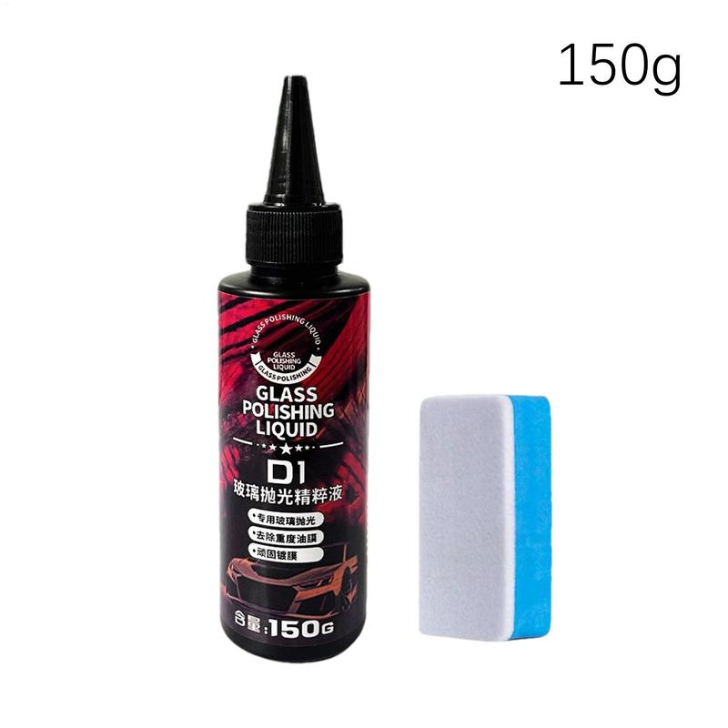 Auto Glass Degreaser 150g Oil Film Glass Cleaners Water Stain Remover Window Cleaning Liquid Auto Windshield Polish For Car