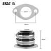 NIBBI Carburetor Flange Manifold Intake Pipe Adapter Fit PWK24/26/28mmPE Carburetor Kawasaki GY6 Engine Manifold Motorcycle Part