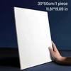 Panou de Desen din Pânză Albă, Cadru din Lemn cu Pânză de Bumbac, Potrivit Pentru Acrilic, Guașă, Practică de Pictură, Creație, Materiale de Artă, HB-05, 1 Bucată