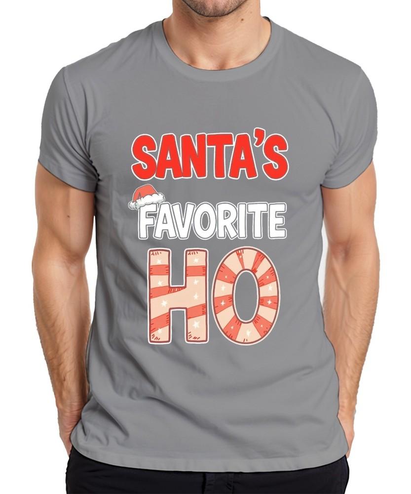 Santas Favorite Ho Funny Christmas Santa Party Gift Unisexs Tshirt