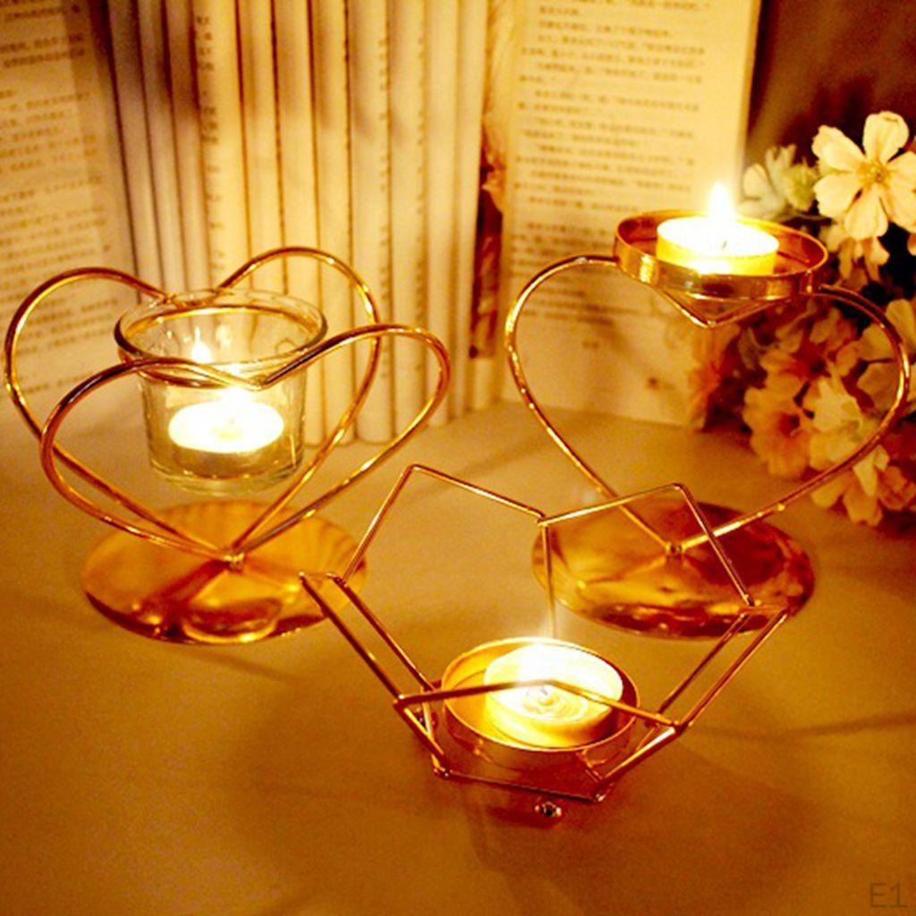 3D Geometric Candle Holder For Home Wedding Party Table Decorations