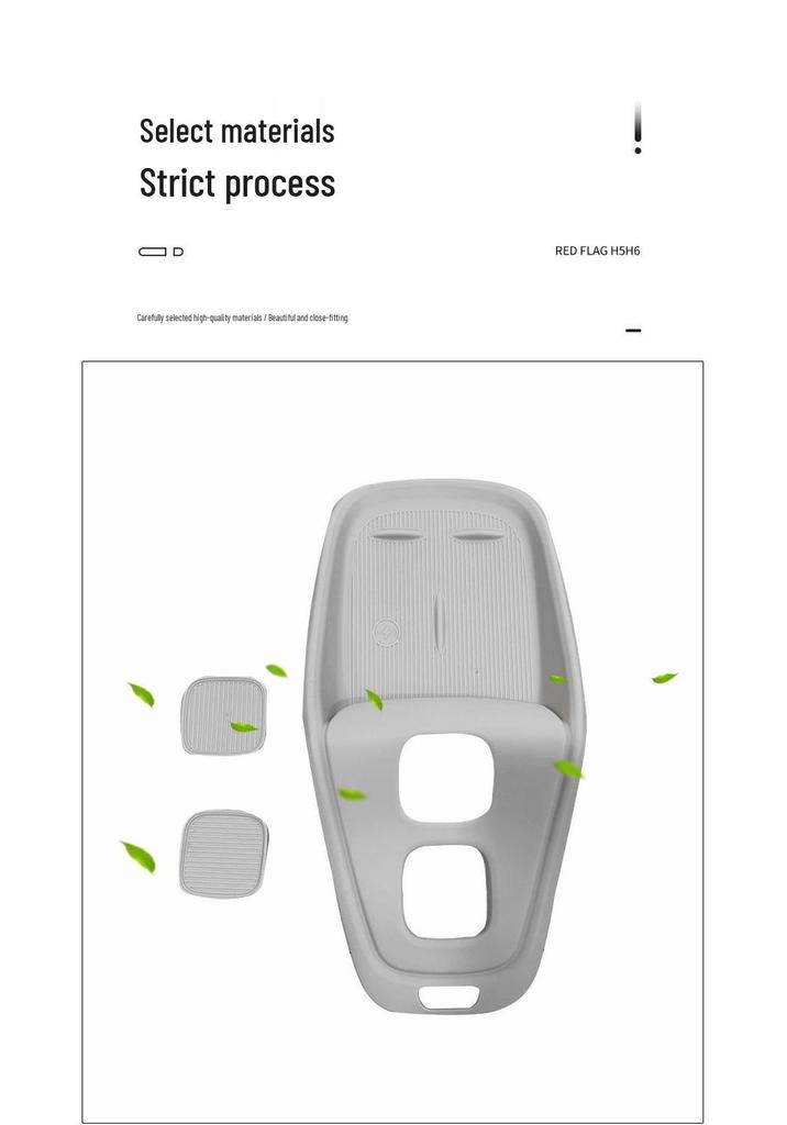 Silicone Anti-Slip Mat for Gear Shift and Water Cup Holder - Fits 23-25 Changan Qiyuan A07