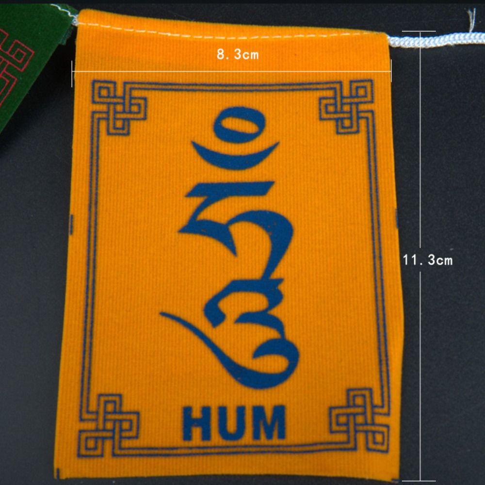 10pcs/string Five Colors Buddhist Ceremony Flag Mini Religious Flags Horse Flag Restaurant