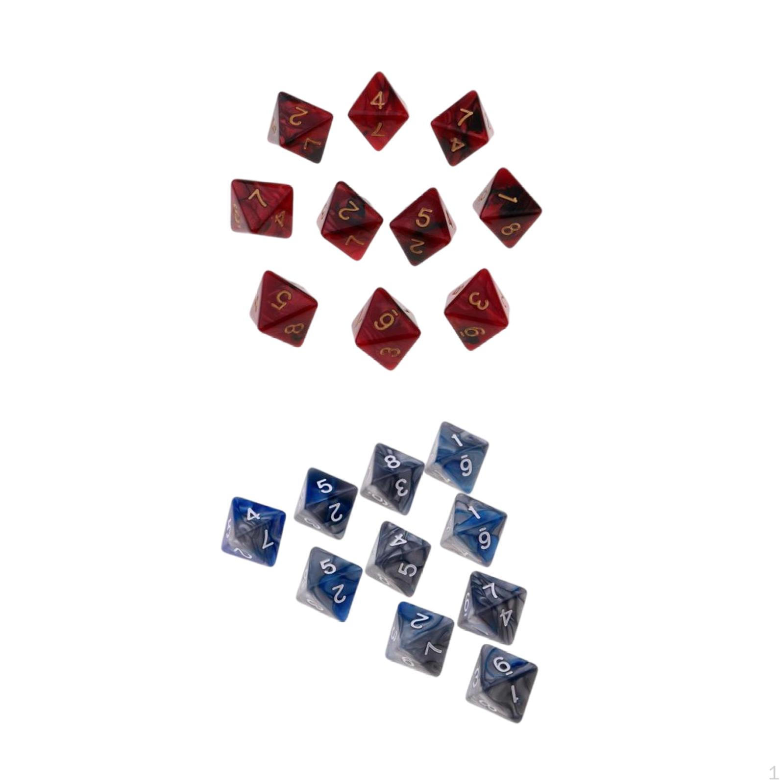 

20/Набор Пластиковый Многогранный Цифровой Набор для Ролевых игрушек Реквизит Принадлежности