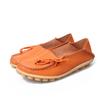 Women Flats Genuine Leather Fashion Walking Women Shoe Moccasins Ballet Flats Oxford Nurse Shoes Black Plus Size Ladies Shoes