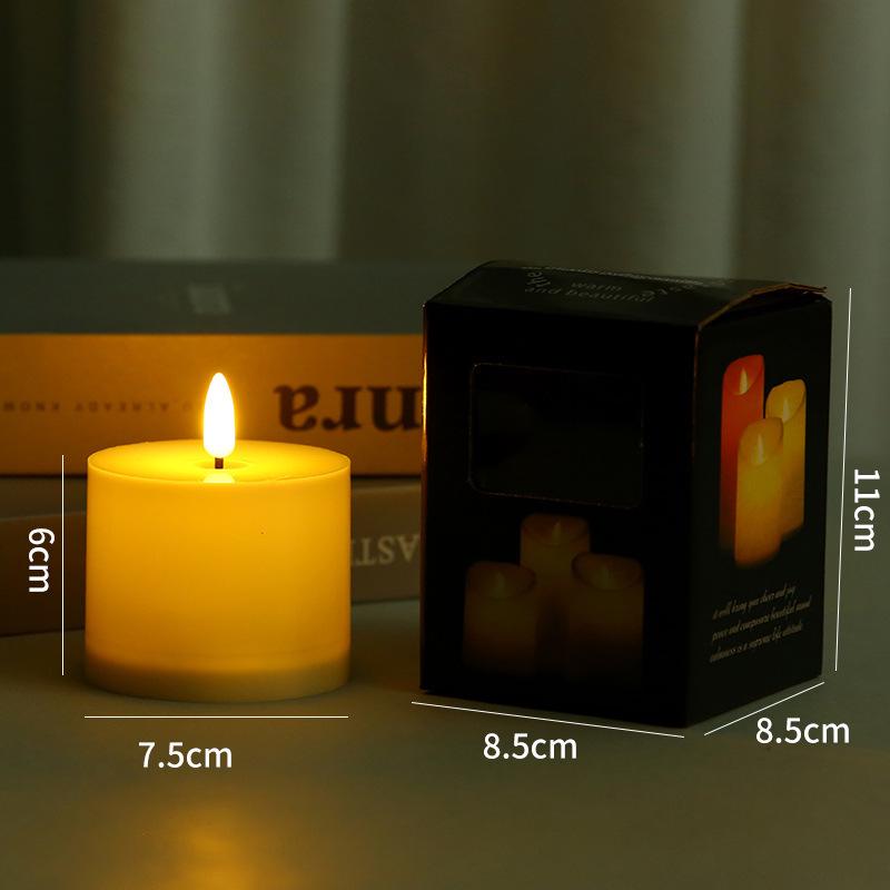 

Светодиодные свечи-качалки с плоским верхом для свадьбы и украшения дома