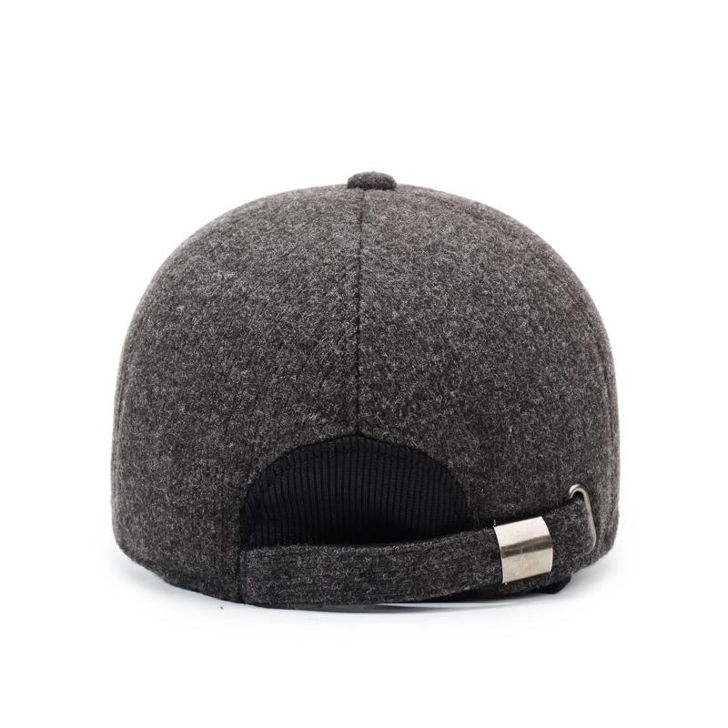 Autumn Winter Middle-Aged and Elderly Warm Cap Outdoor Cold Ear Protection Baseball Cap Men Sunshade Sunscreen Cap