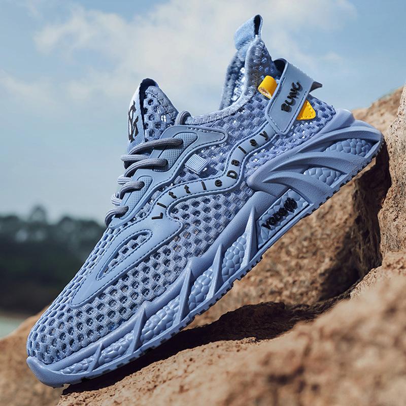 

Обувь Creek, летняя мужская обувь для заброда на открытом воздухе, нескользящая, быстросохнущая, альпинистская обувь с полой сеткой, дышащая, спортивная, для отдыха, прилива 44 синий