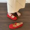 Fashion 2025  Spring Autumn Women Flats Round Toe Shallow Slip On Ladies Casual Ballet Shoes Eelgant Dress Shoes