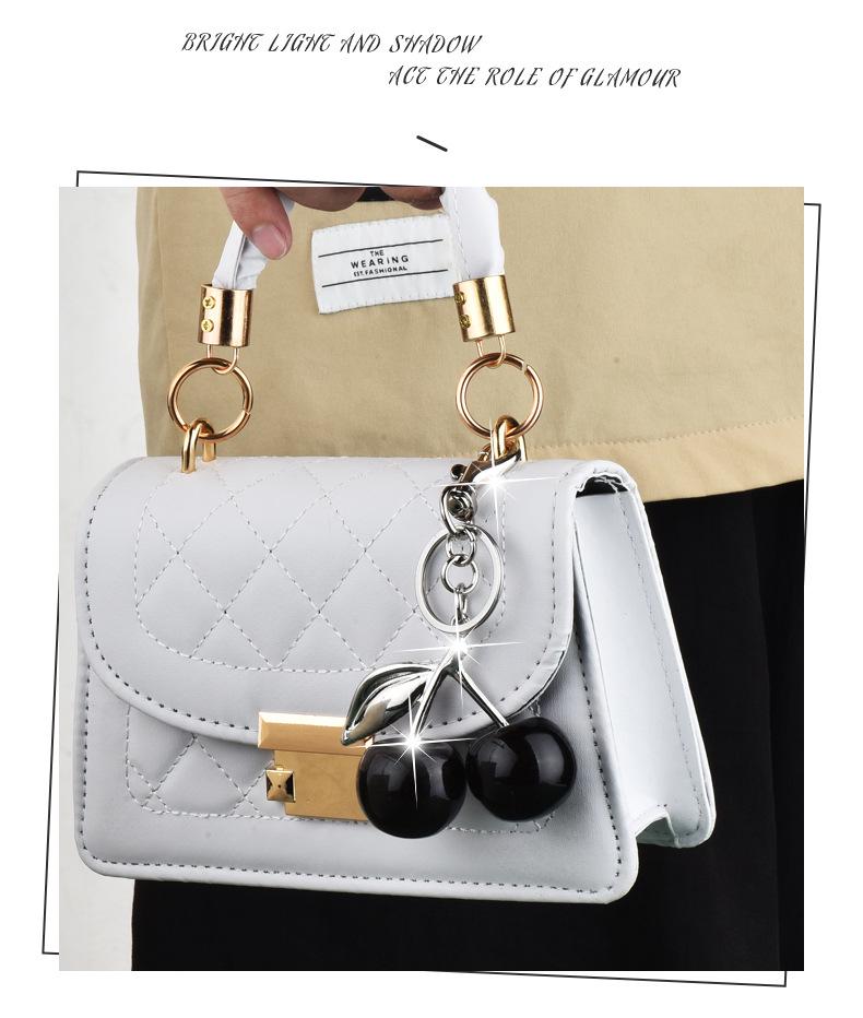 Cherry Keychain Pendant for Women's Bags – Exquisite Car Accessory