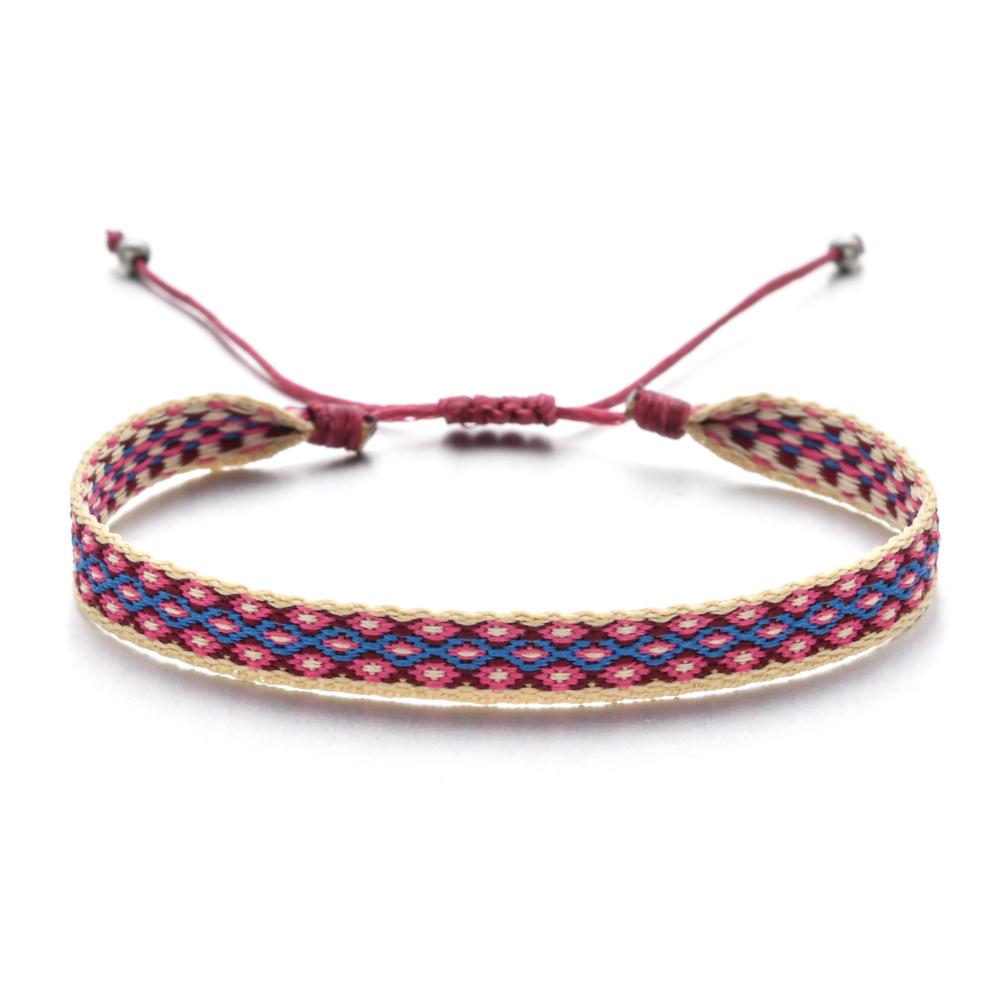 ZMZY Boho Weave Ethnic Girl Bracelets for Bohemia Women Bracelet Fashion Girl Colombian Wayuu Female Summer Beach Jewelry