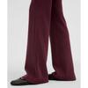 Lululemon Calça Flare Ribbed Softstreme Regular Garnet