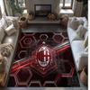 AC Mailand Bedruckter Flanell Teppich Rutschfest Weicher Polyester Boden Teppich Indoor Dekor Matte für Schlafzimmer Wohnzimmer Sofa Spielzimmer Heimdekoration