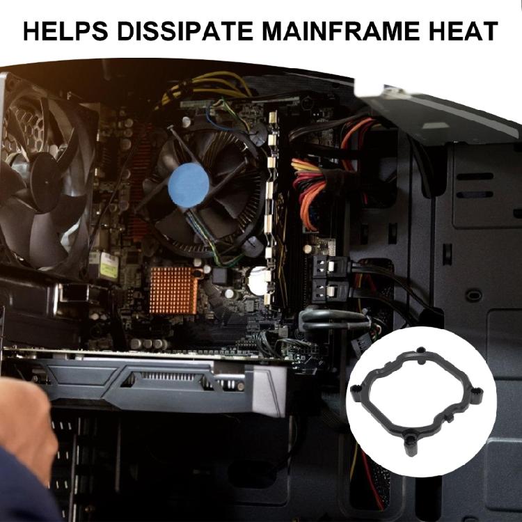 Easy Installation CPU Cooling Fan Holder Mount Backplate For 1700 1200 115x 2011 1366 Platforms  Not Easy to Age