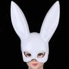 Glowing Half Face Mask Halloween Costume Party Club Rave Masquerade Bunny Girl
