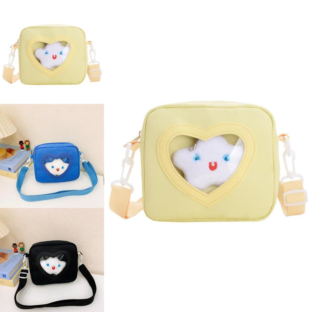 Toddler Girl Boy Cotton Shoulder Bag With Clear Design And Lightweight Carrying