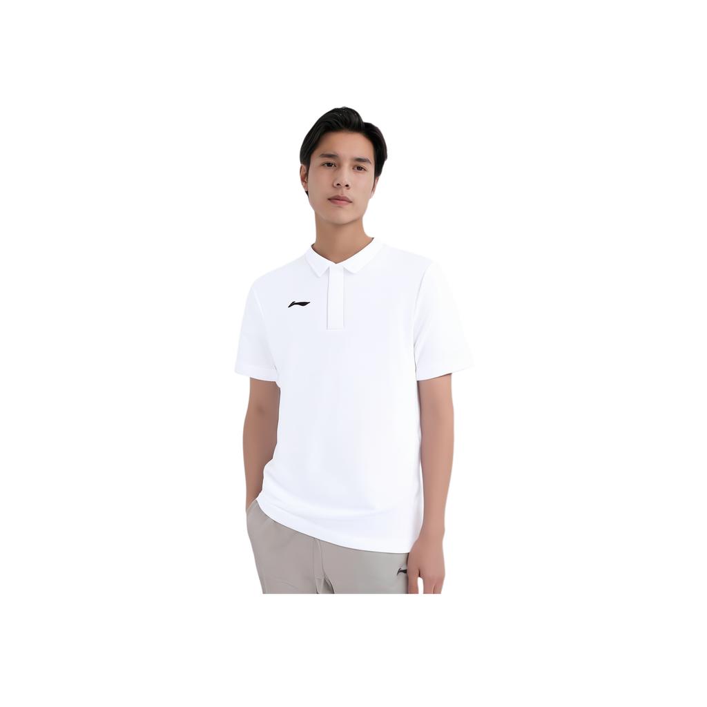 Li-Ning Sports Casual Breathable Polo Shirt Unisex Tops White APLS231-2
