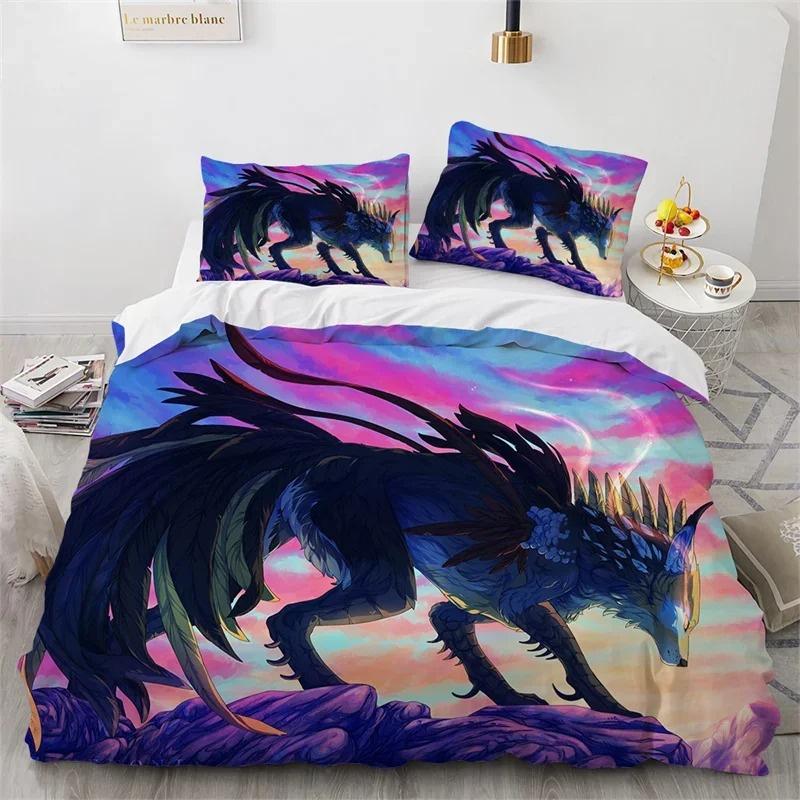 3D Wolf Duvet Cover Collection Animal Printed Single Twin Full Queen King Bedding Collections Euro Bedclothes Pillowcases For Children Kid