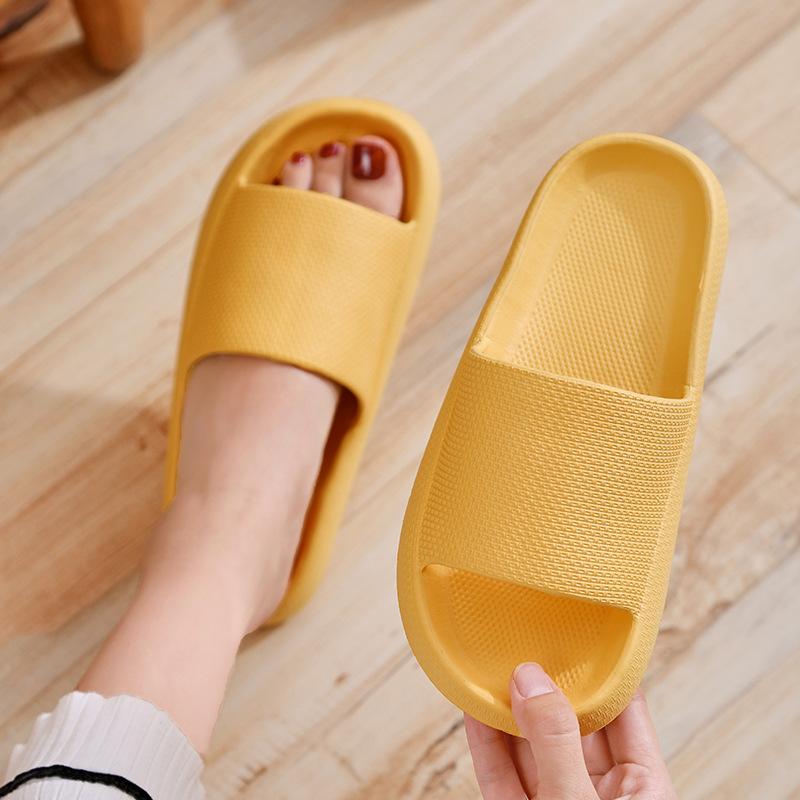 Slippers women's wear non-slip bathroom bath couple thick bottom home men's sandals home summer