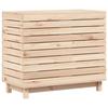 VidaXL Panier à linge 88,5x44x76 cm bois massif de pin 832323